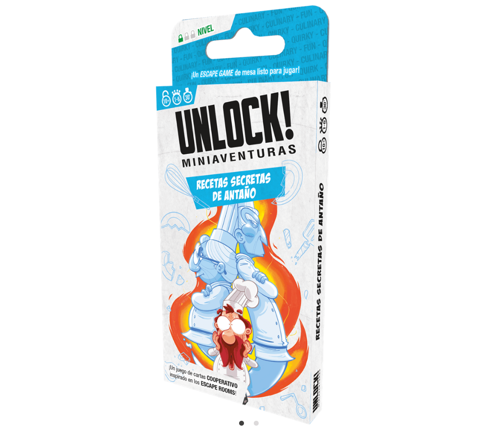 Unlock! Miniaventuras Recetas de Antaño - Juego de mesa - Asmodee - Desde 6 años Board Games