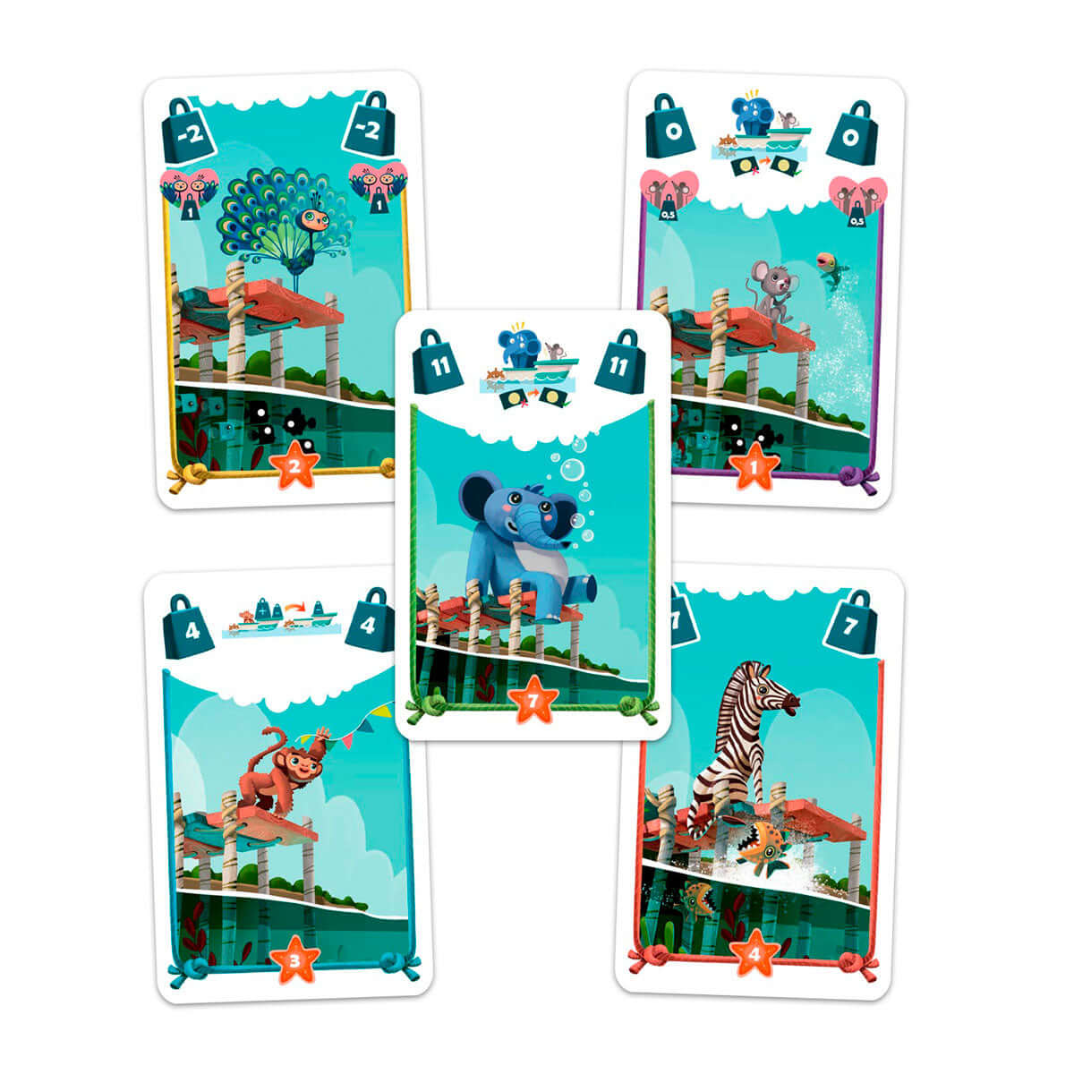 All aboard! - Juego de mesa - Devir - Desde 7 años - 2 a 5 jugadores