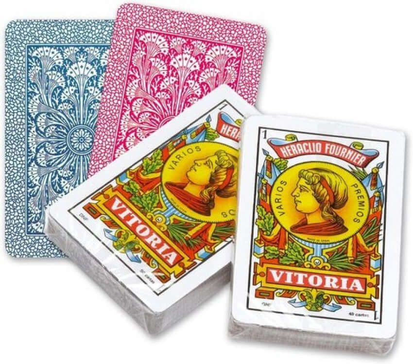 Baraja española cartas clásica estuche celofan 40 cartas - Fournier