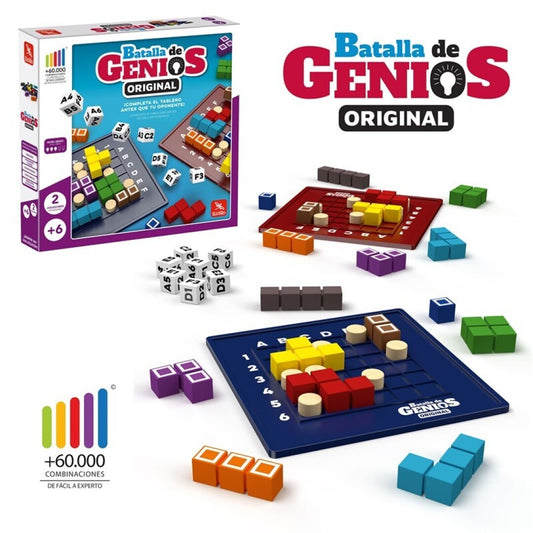 Batalla de Genios, juego de lógica y rapidez visual, 10 minutos, desde 6 años