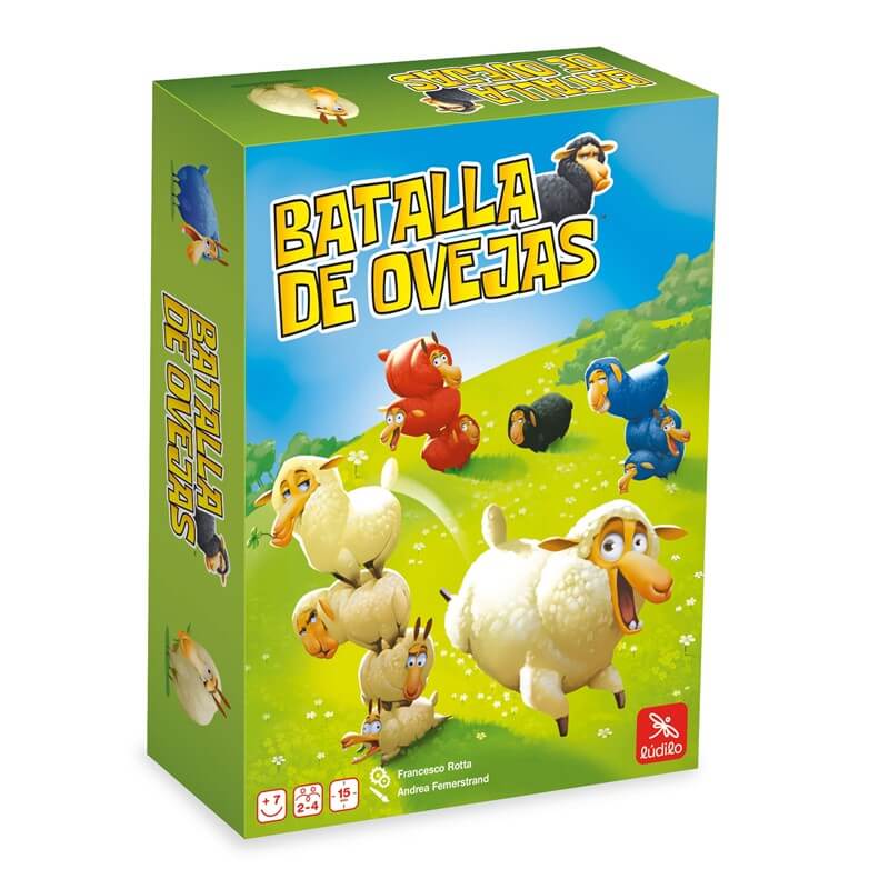 Batalla de Ovejas – Ludilo - Juego de estrategia - 7+ años · 2-4 jugadores · 15 min