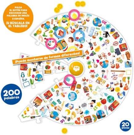 Búho 200 palabras – Escucha, busca y encuentra la imagen antes que los demás (6+ años · 2-5 jugadores)