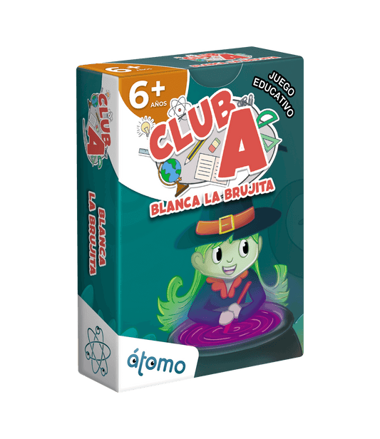 BLANCA LA BRUJITA - CLUB A - Juego de mesa - Atomo - Desde 6 años