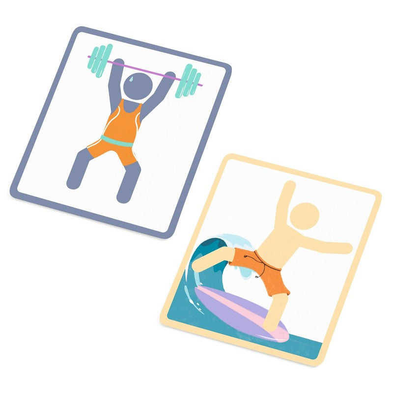 Bodymove - Juego de mesa - Djeco - 1 niño/a con adulto - 3-6 años - duración variable