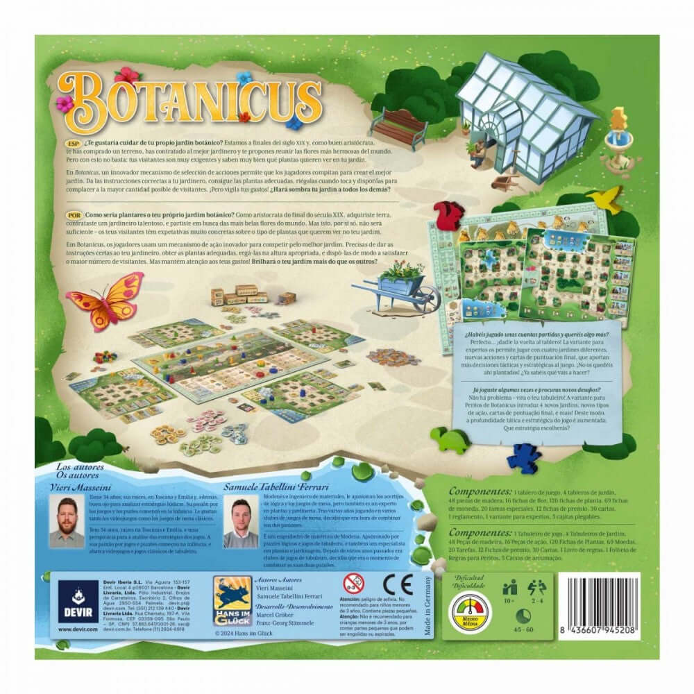 Botanicus - Juego de mesa de tablero - Devir - Desde 10 años