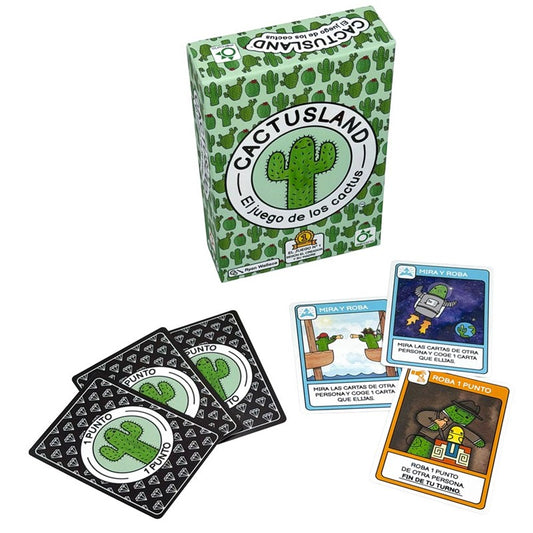 Cactusland - Juego de mesa - Mercurio - 2-6 jugadores - 8+ años - 20 min