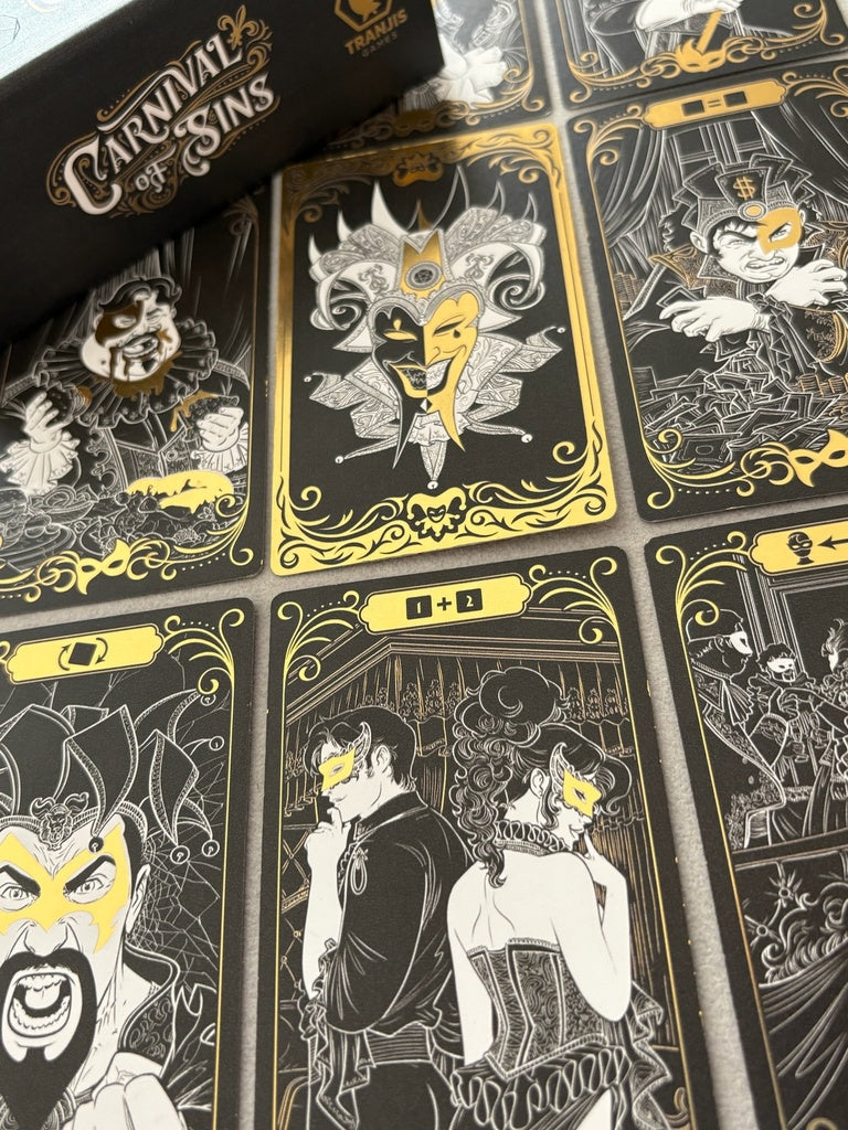 Carnival of Sins - Juego astucia y deducción - Tranjis - 2 a 5 jugadores - +10 años