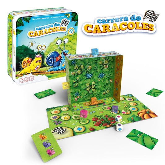 Carrera de Caracoles - Juego de mesa - Ludilo - 2-5 jugadores - 5+ años - 15 min