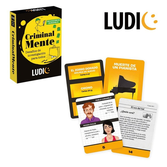 Criminalmente - Juego de mesa - Ludilo - 2-8 jugadores - 10+ años - 15 min