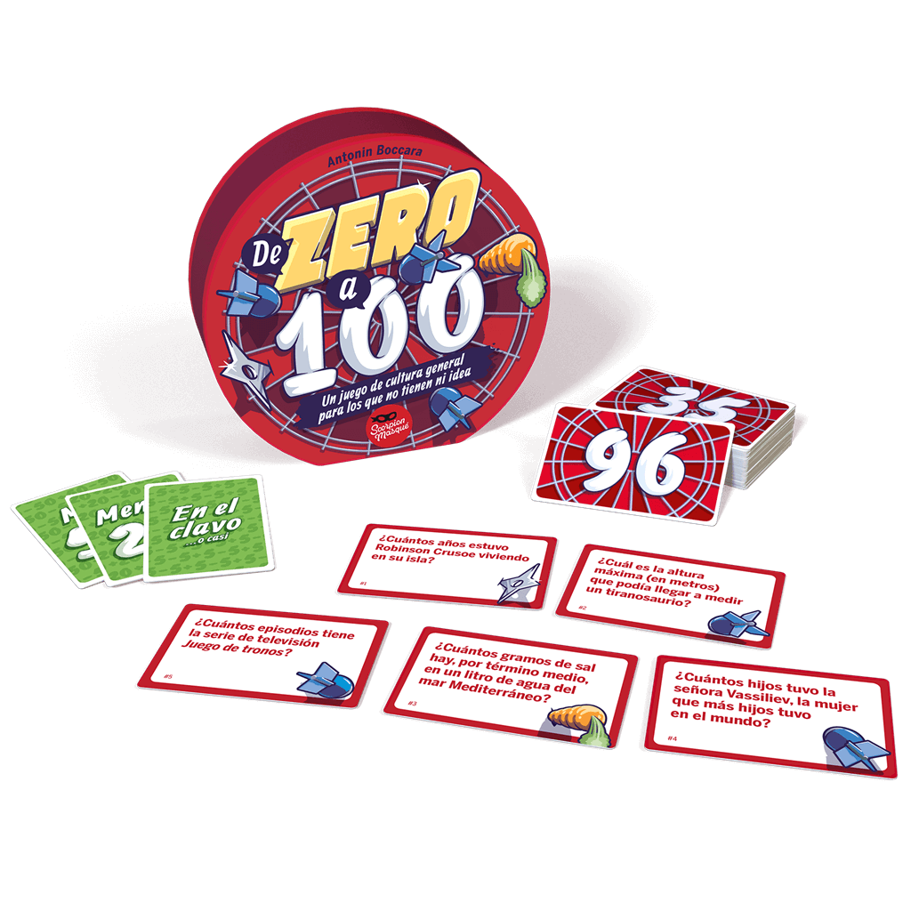 De Zero a 100 - Juego de mesa - Asmodee - Desde 9 o más años