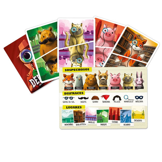 Deduckto - Juego de mesa - Ludilo - 2-4 jugadores - 8+ años - 15 min