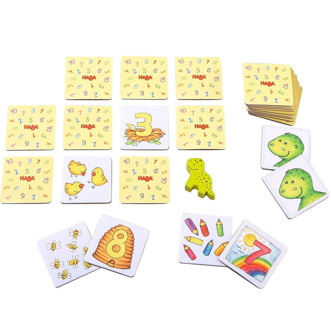 Dino de los números (Versión internacional) - Juego de mesa - Haba - Desde 3 años