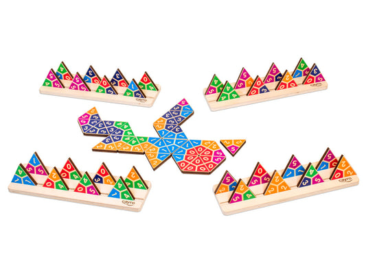 Domino triangular Caja Metalica - Juego de mesa - Cayro - 2-4 jugadores - 6+ años - Duración variable