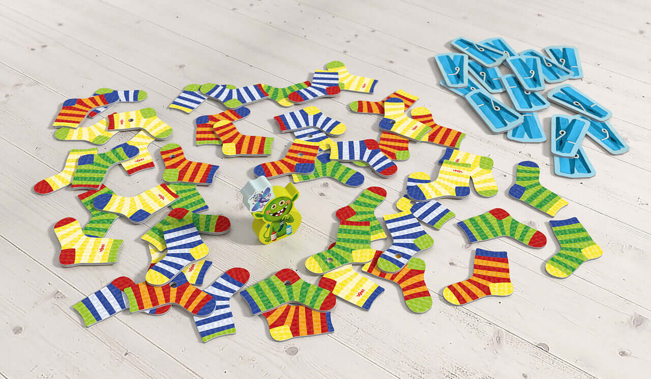 El Monstruo de los Calcetines – Edición limitada de aniversario - Juego de mesa - Haba - Desde 4 años