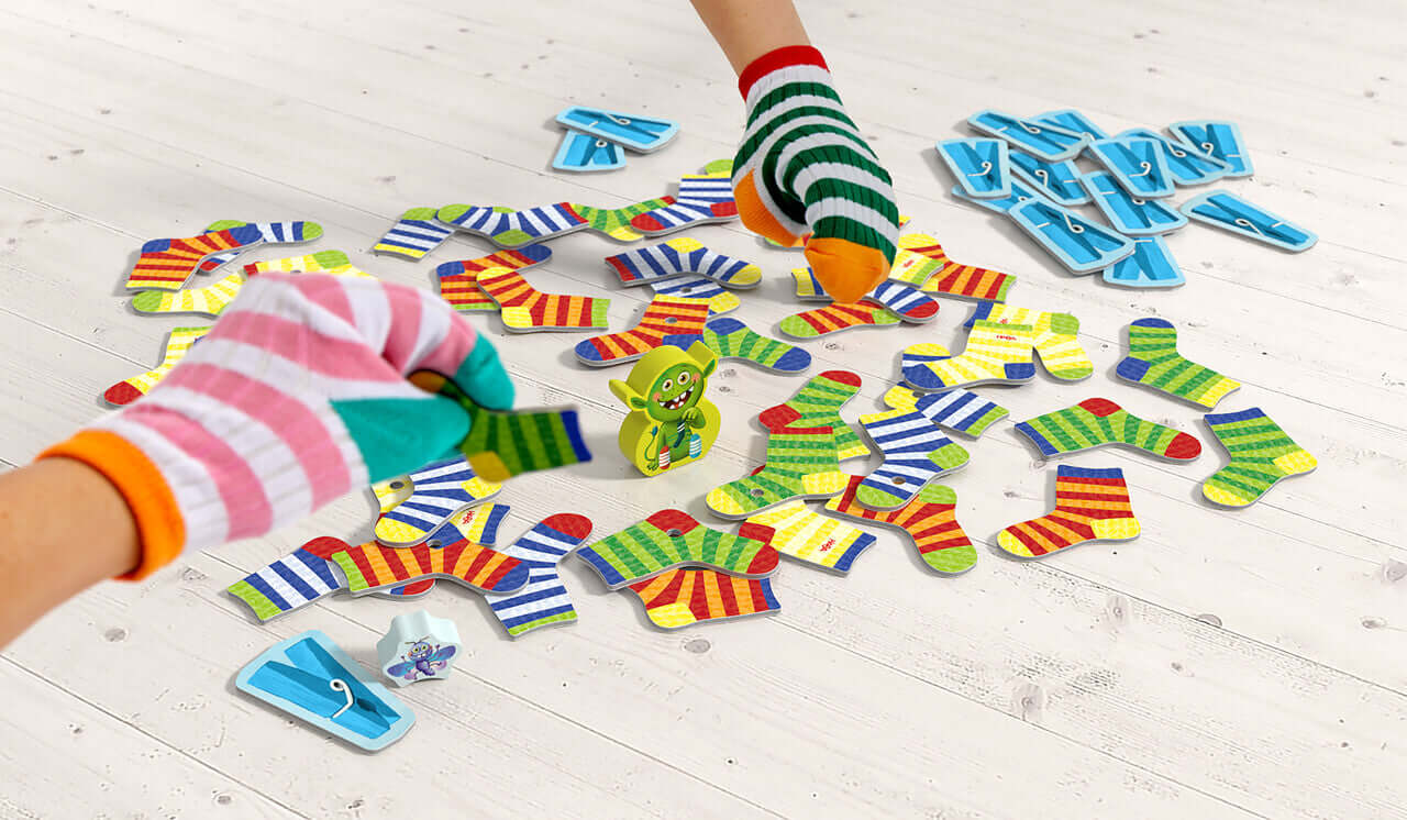El Monstruo de los Calcetines – Edición limitada de aniversario - Juego de mesa - Haba - Desde 4 años