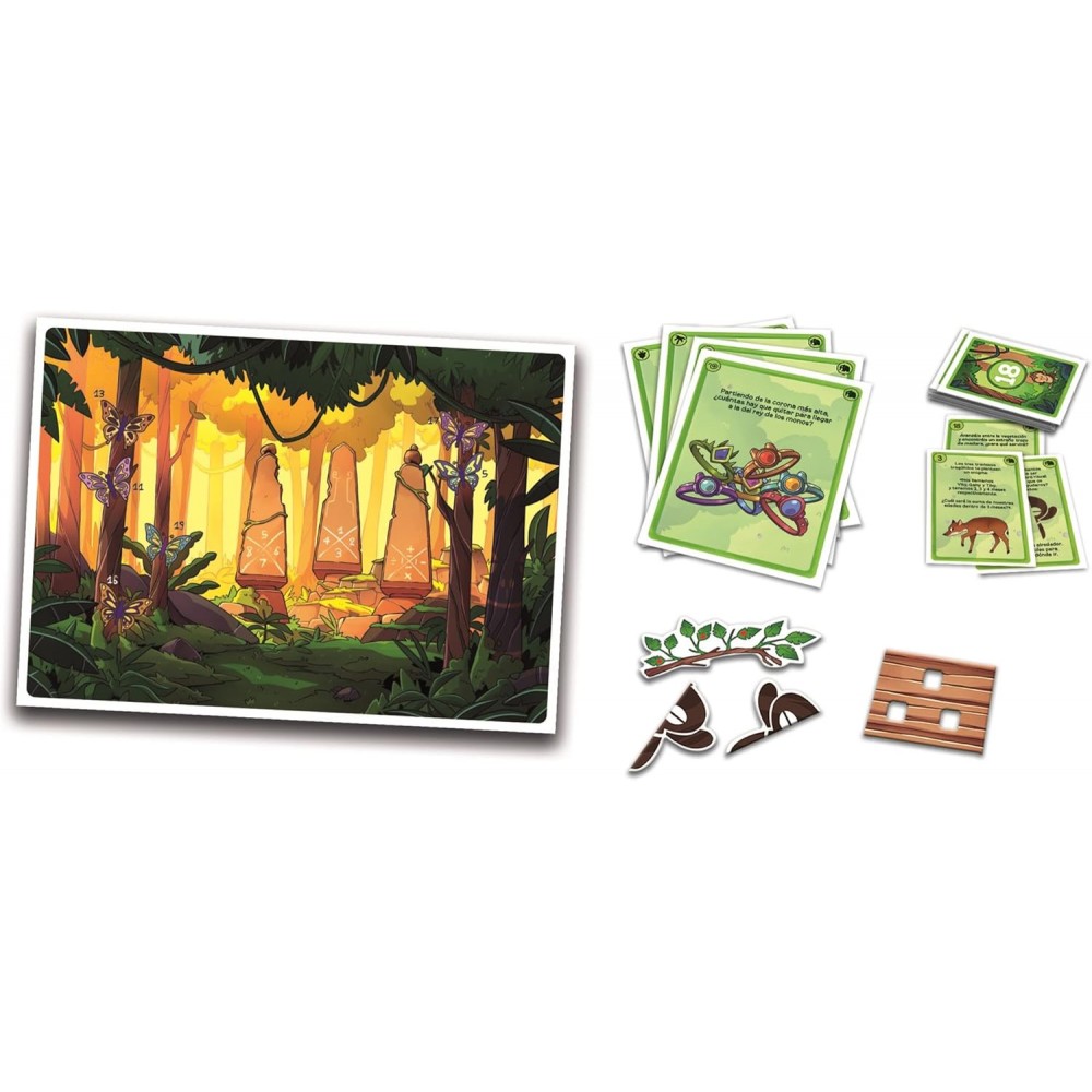 ESCAPE GAME WILD - Juego de mesa - Clementoni - 1-6 jugadores - 8+ años - 60 min