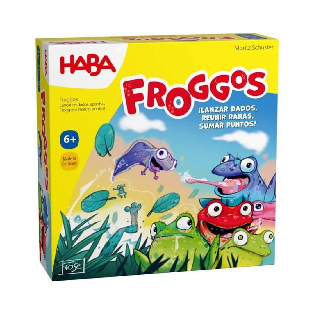 Froggos - Juego de mesa - Haba - Desde 6 años - 2 a 4 jugadores