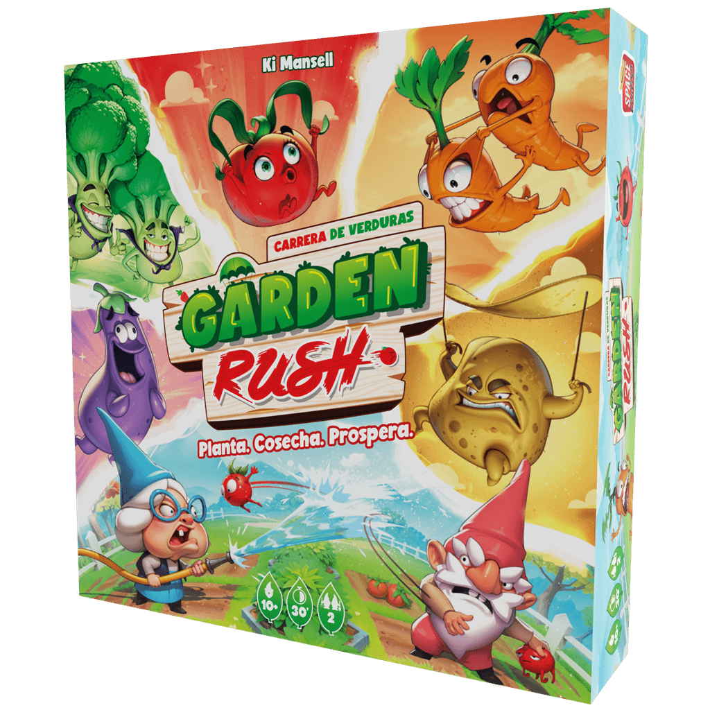 Garden Rush - Juego de mesa - Asmodee - Desde 10 años - 2 jugadores