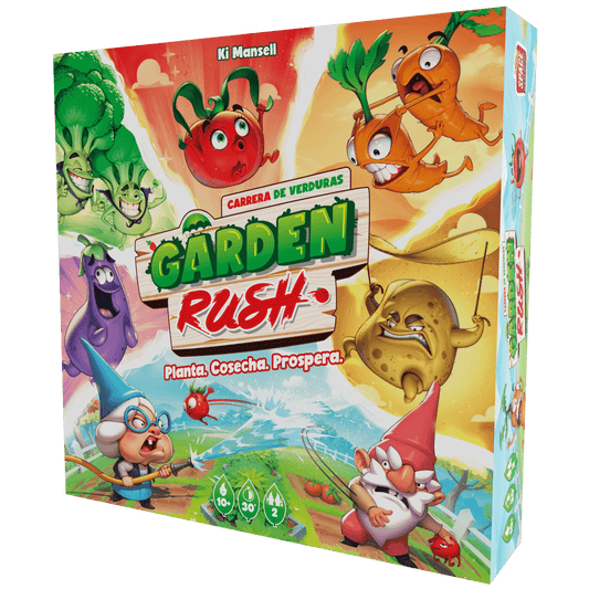 Garden Rush - Juego de mesa - Asmodee - Desde 10 años - 2 jugadores