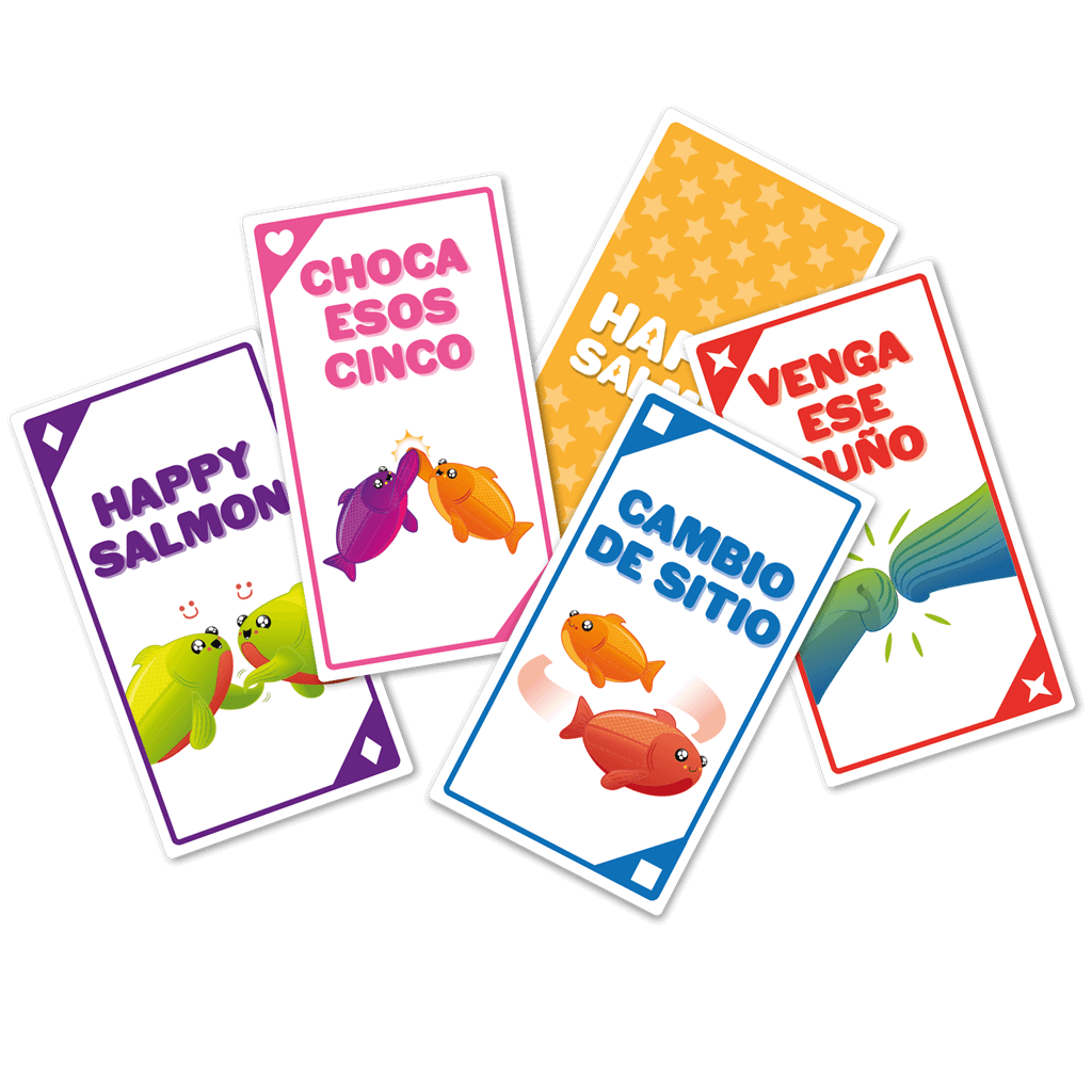 Happy Salmon - Juego de mesa - Asmodee - Desde 6 años Board Games