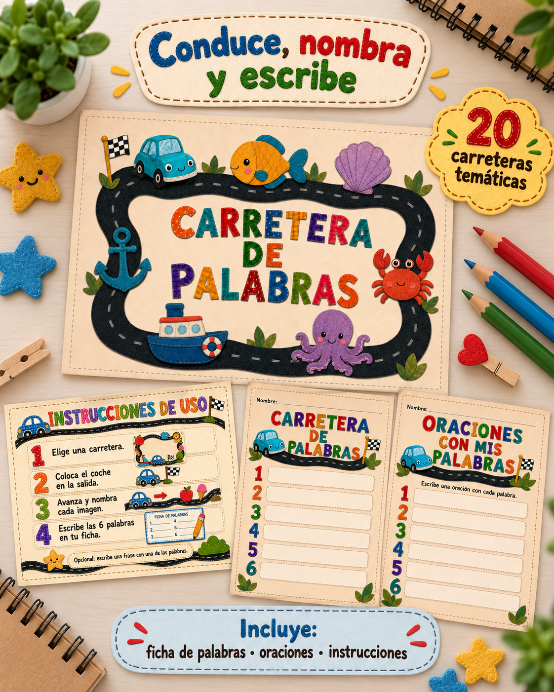 Carretera de palabras | Ladycraft