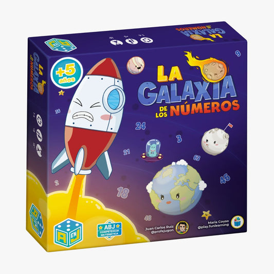 La Galaxia de los Números – Atomo Games - Juego con sumas, restas y multiplicaciones - 5+ años · 2-4 jugadores