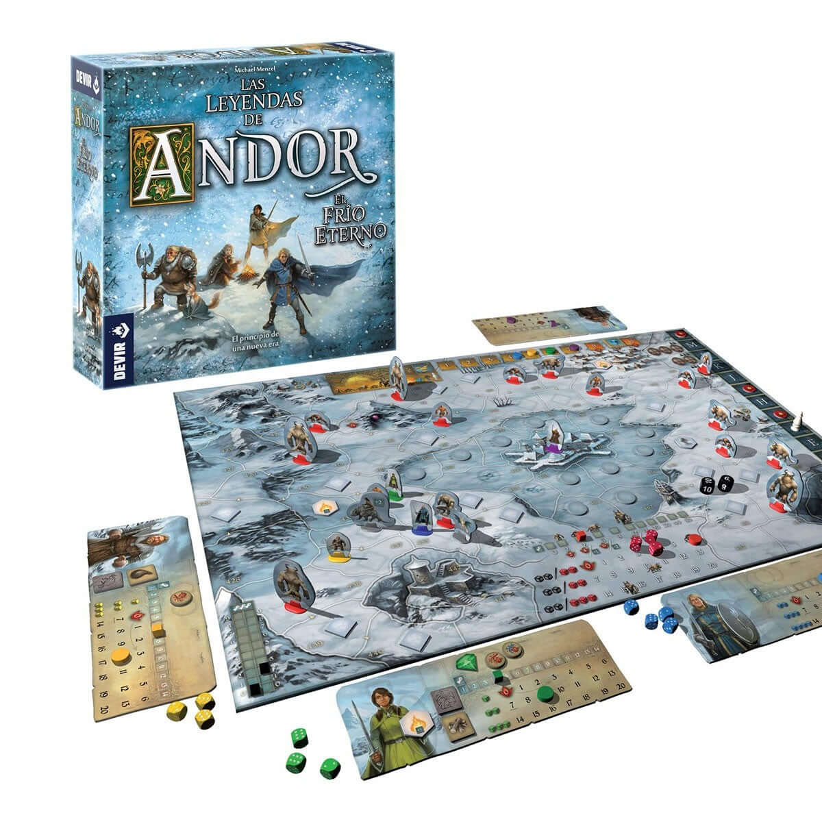 Las leyendas de Andor El Frío Eterno | 2-4 jugadores | 8 años | Devir