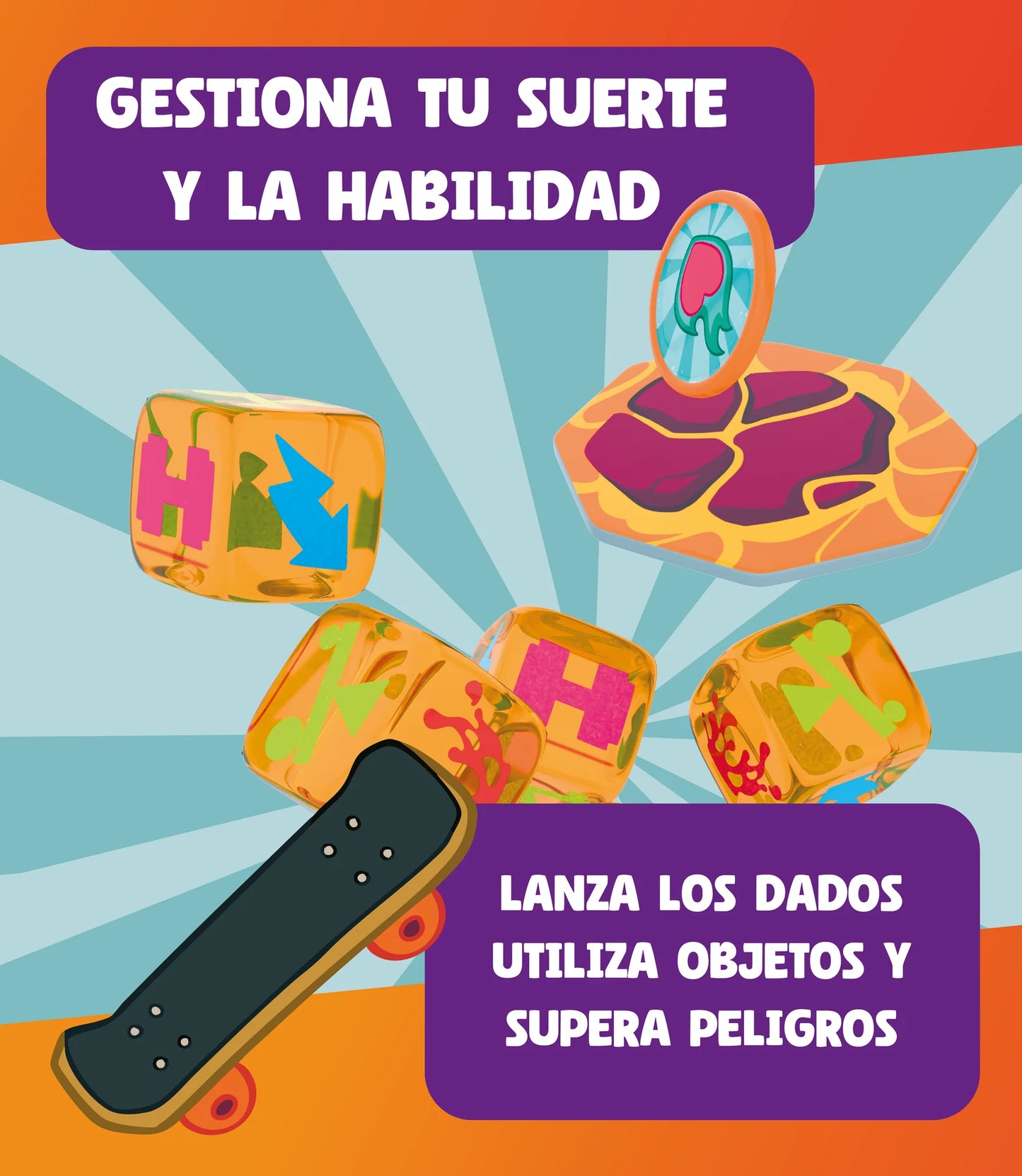 Lava House  - Juego de mesa de batalla - Inoua - Desde 6 años - 2 a 4 jugadores