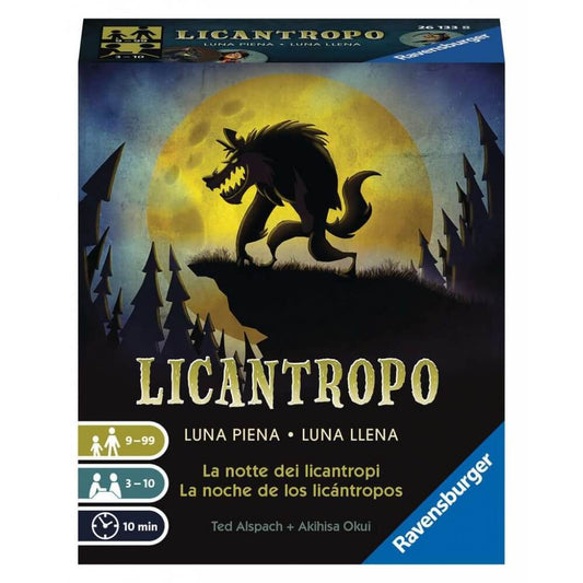 LICANTROPO - LUNA LLENA - Juego de roles ocultos - Ravensburger - A partir de 9 años - 3 a 10 jugadores