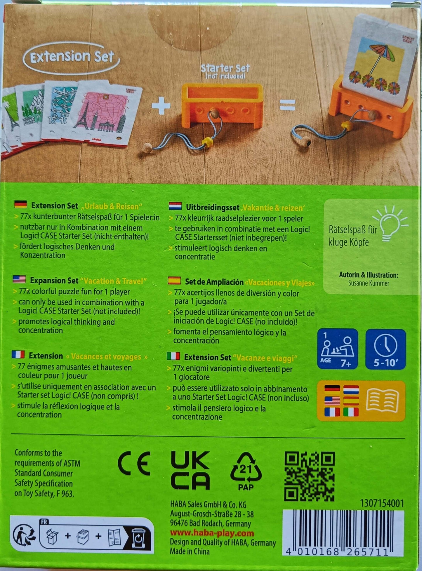 Logic case expansion Vacaciones y Viajes - Juego de mesa - Haba - Desde 7 años