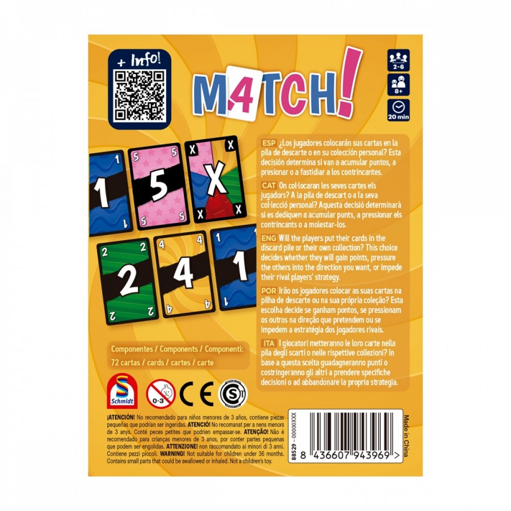 Match - Juego de mesa - Devir - Desde 7 años - 2 a 5 jugadores