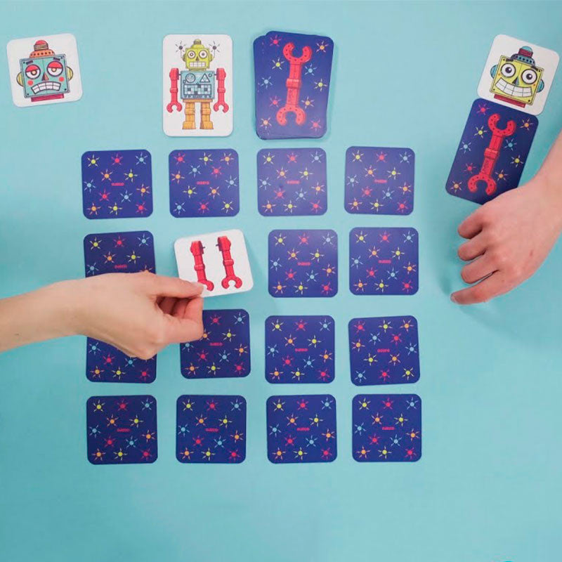 Memo Robots Juego de mesa desde los 5 años