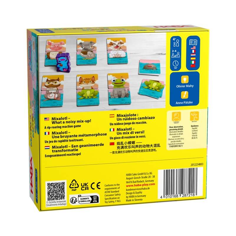 Mixajolote - Juego de mesa - Haba - Desde 4 años - 2 a 4 jugadores