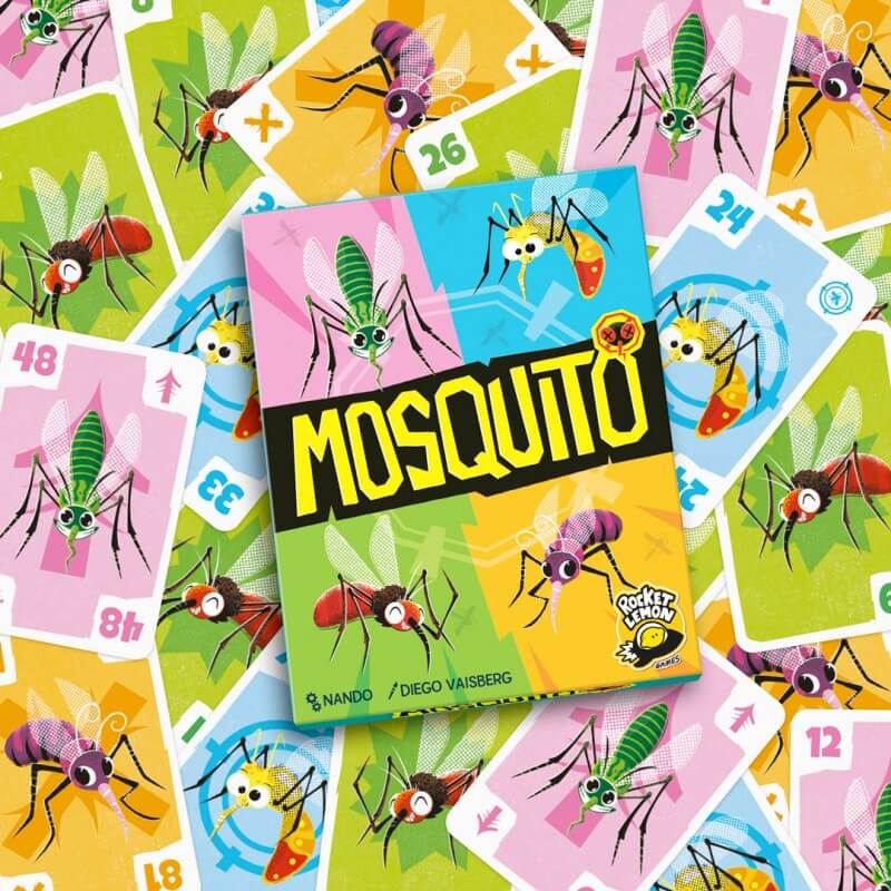 Mosquito – Rocket Lemon - Juego de cartas y velocidad - 8+ años · 3-6 jugadores · 15 min