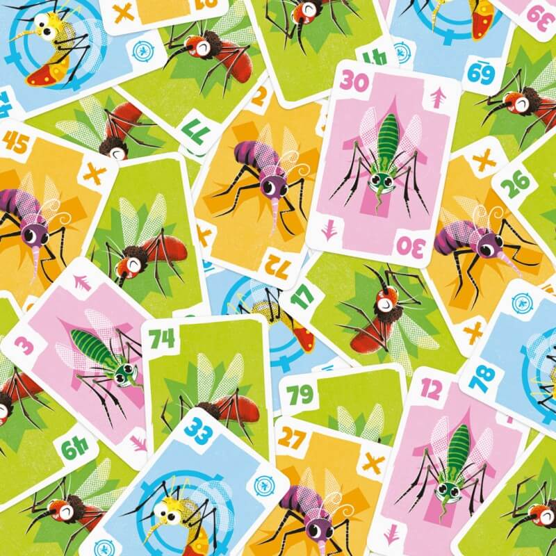 Mosquito – Rocket Lemon - Juego de cartas y velocidad - 8+ años · 3-6 jugadores · 15 min