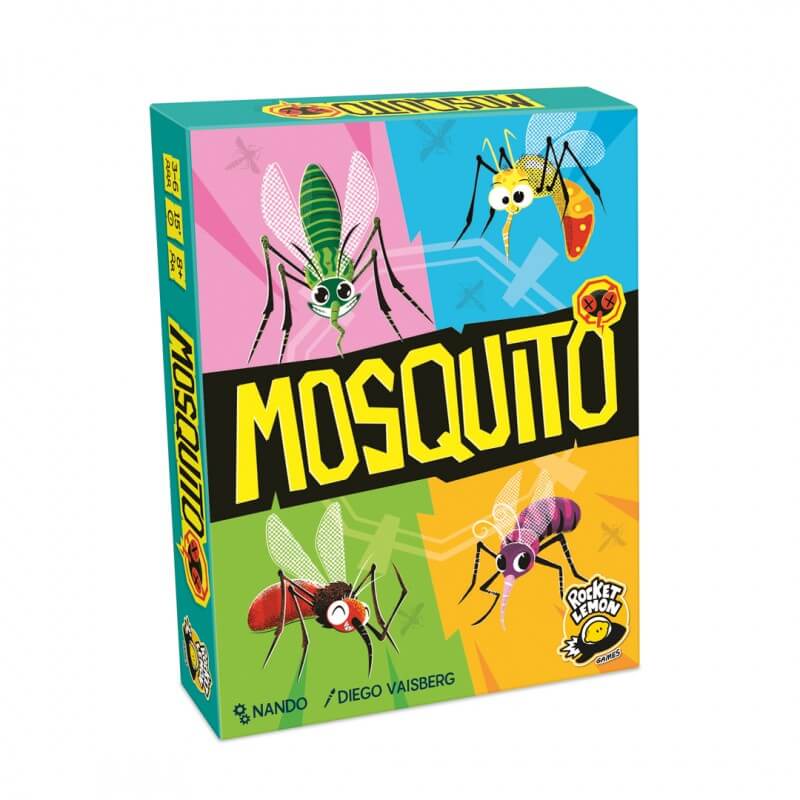 Mosquito – Rocket Lemon - Juego de cartas y velocidad - 8+ años · 3-6 jugadores · 15 min