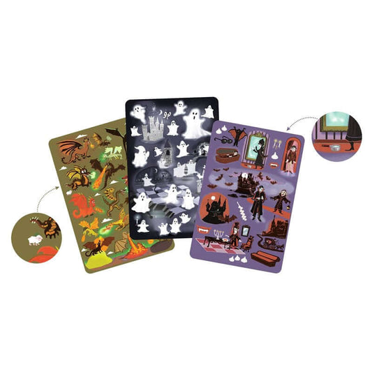 Myster Spook - Juego de cartas de atención - Djeco - De 5 a 12 años