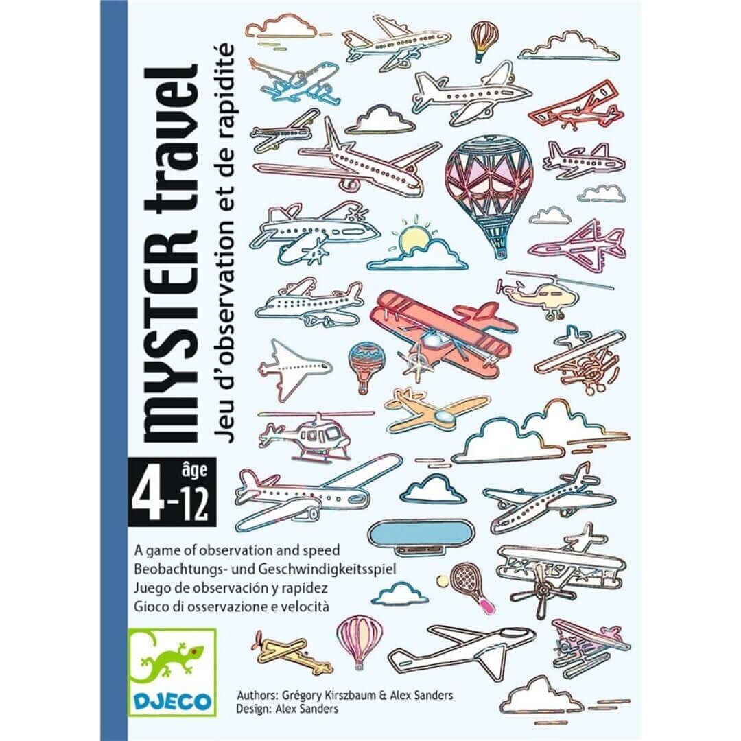 Myster Travel - Juego de mesa - Djeco - Desde 4 años
