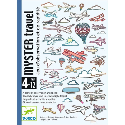 Myster Travel - Juego de mesa - Djeco - Desde 4 años