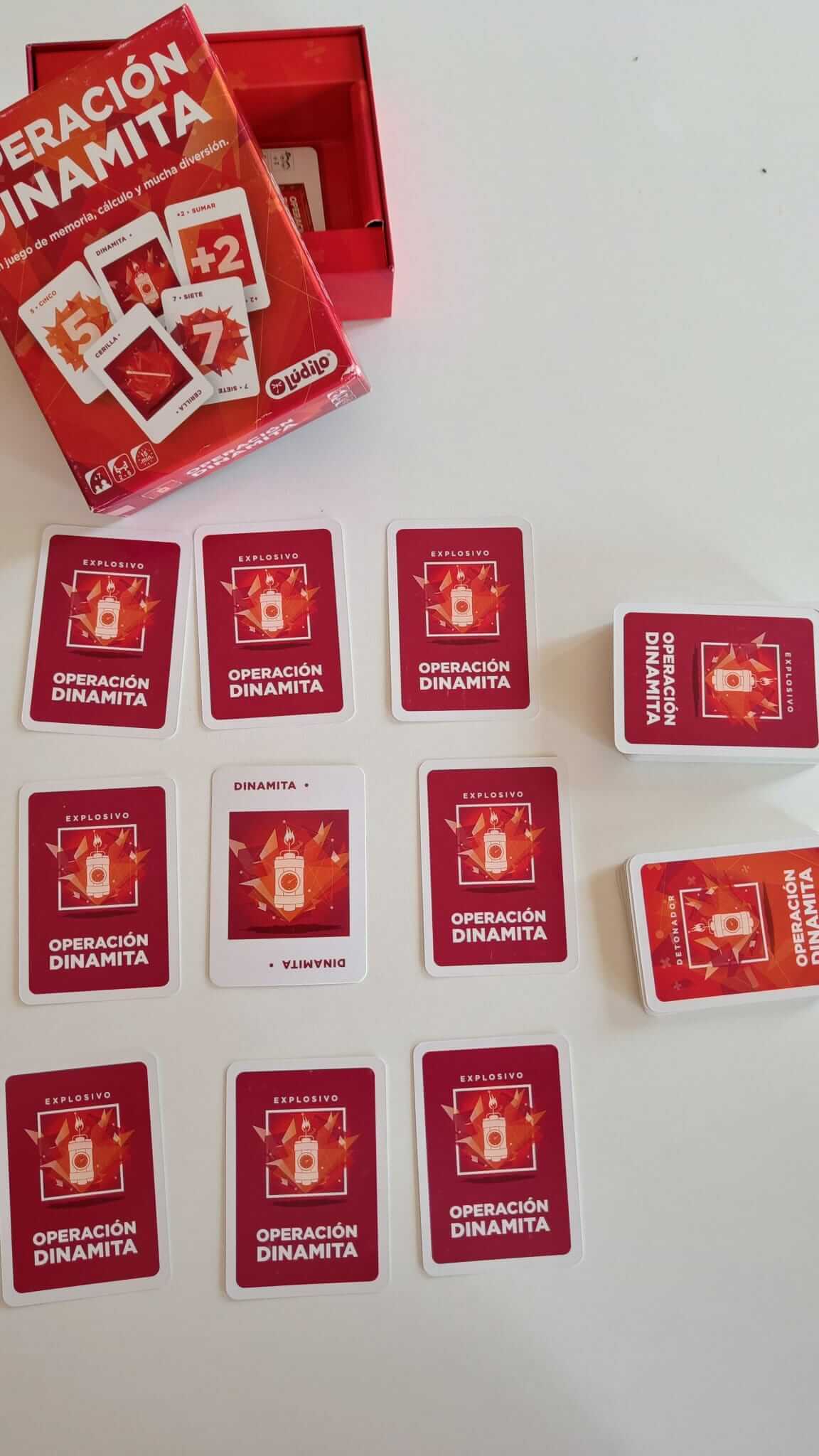 Operación Dinamita – Juego de memoria, cálculo y reflejos rápidos (7+ años · 2-6 jugadores · 15 min) · Ludilo