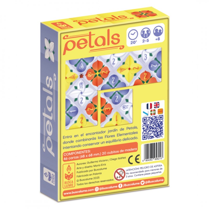 Petals - Juego de mesa - Buscalume - 8+ años - 2 a 5 jugadores