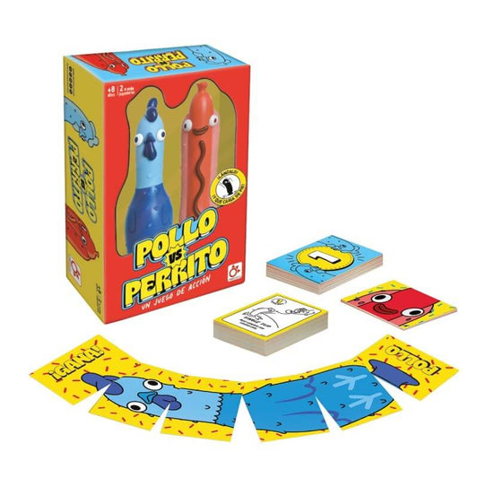 Pollo Vs Perrito - Juego de mesa - Mercurio - Desde 8 años