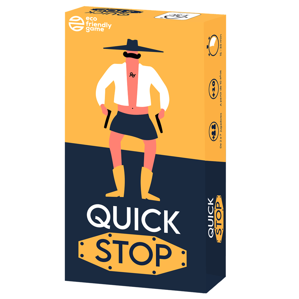 Quick Stop | Juego de mesa Party 10 años | Asmodee - Desde 9 o más años Board Games