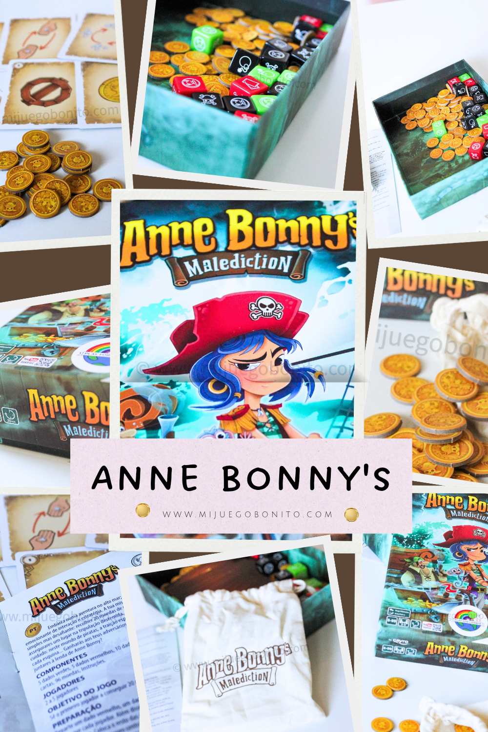 ANNE BONNY’S MALEDICTION - Juego de mesa - Cayro - Desde 8 años - De 2 a 5 jugadores