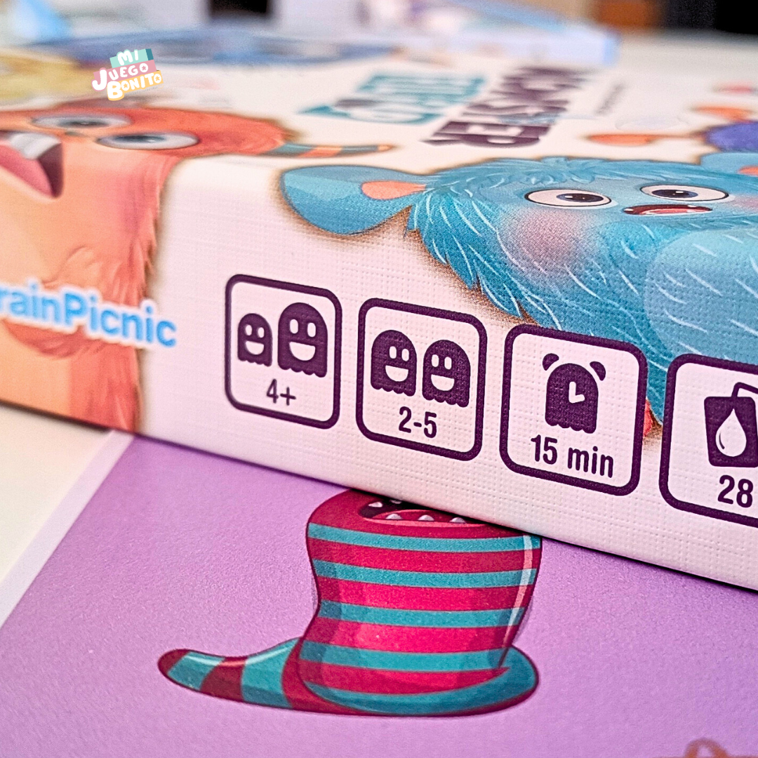 Monster Flip - Juego de mesa - Brain Picnic - Desde 4 años - De 2 a 4 jugadores