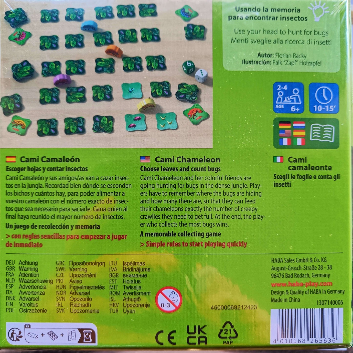 Cami Camaleon - Juego de mesa - Haba - Desde 6 años Board Games