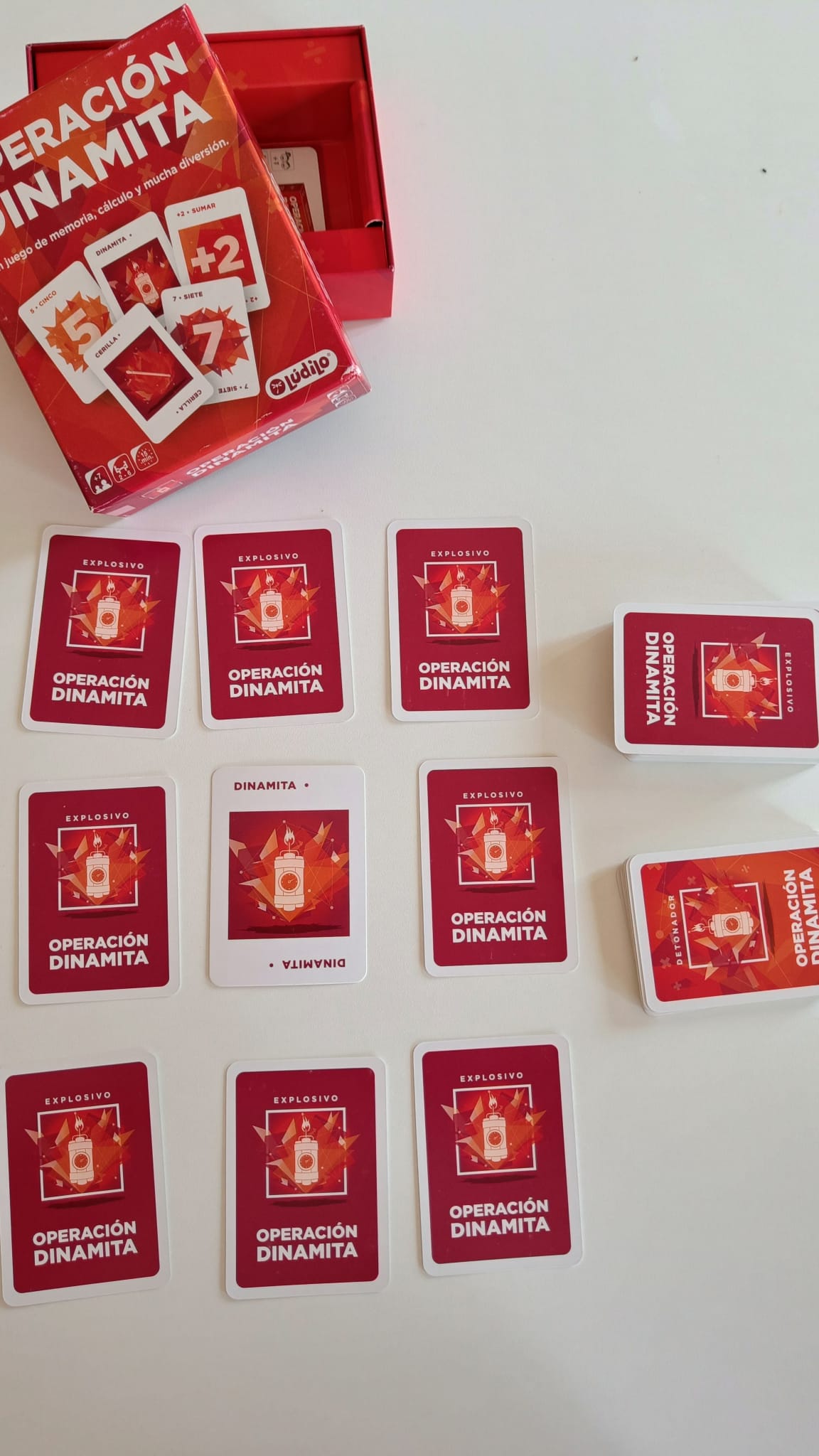 Operación Dinamita – Juego de memoria, cálculo y reflejos rápidos (7+ años · 2-6 jugadores · 15 min) · Ludilo