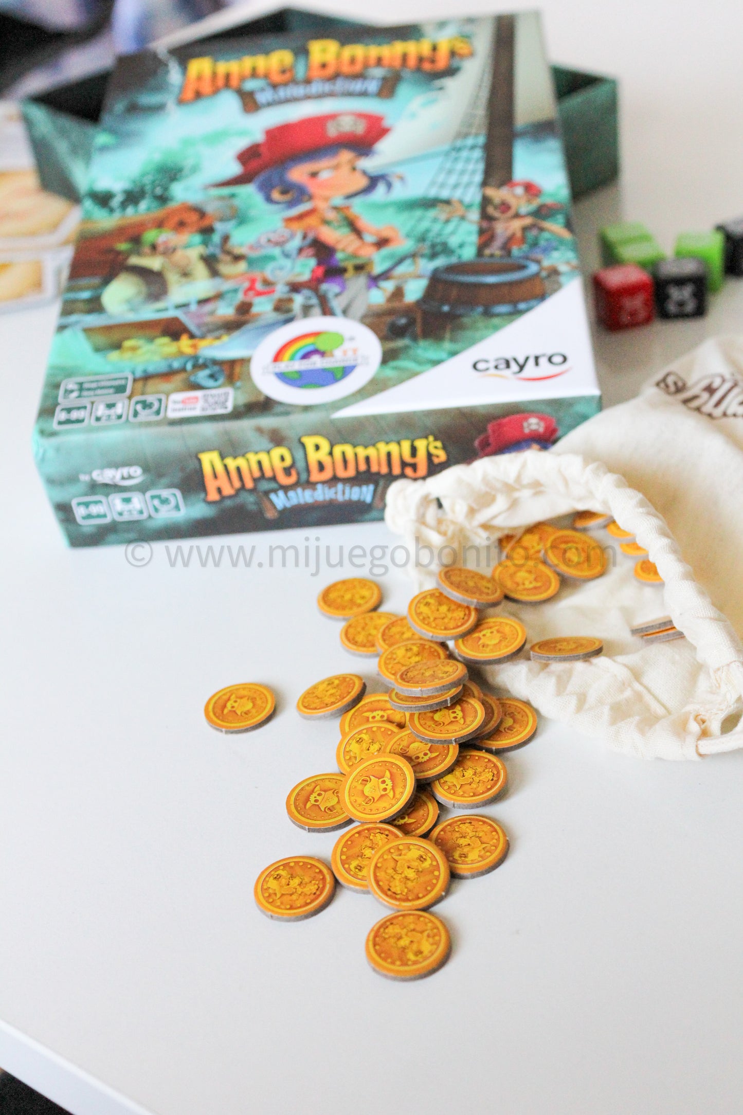 ANNE BONNY’S MALEDICTION - Juego de mesa - Cayro - Desde 8 años - De 2 a 5 jugadores