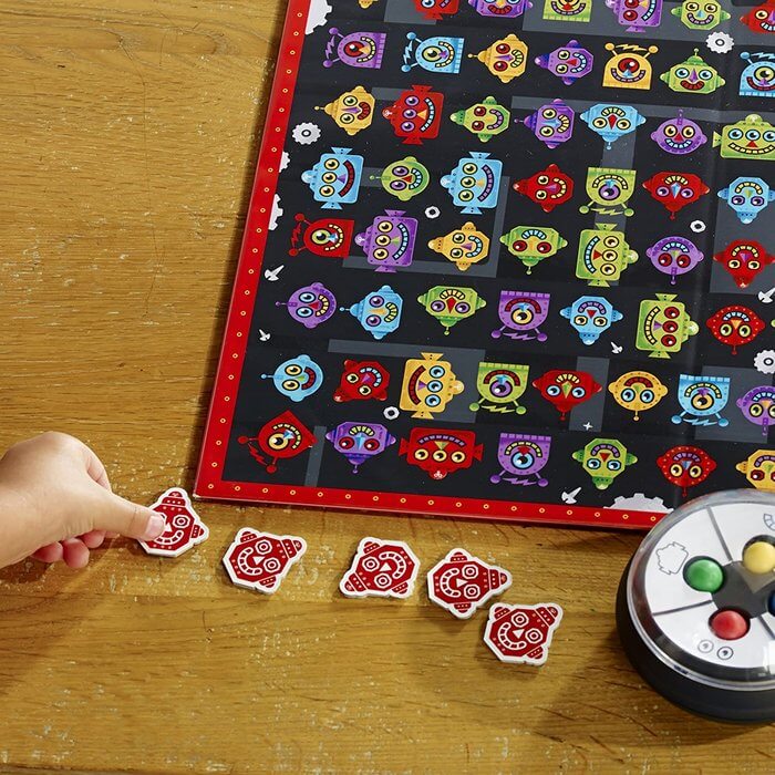 ROBOT FACE RACE Juego de mesa Atención | 2-4 jugadores | +4 | Learning Resources