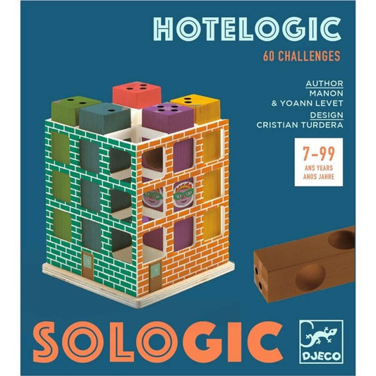 Sologic Hotelogic | +7 | Juego de mesa de lógica | Djeco